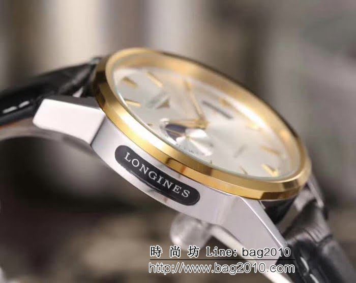LONGINES浪琴 睿智風範 精緻款 頂級機械男士腕表 WSS2208